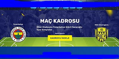 Fenerbahçe - MKE Ankaragücü beIN Sports 1 şifresiz canlı izle