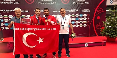 Avrupa  Şampiyonasında Büyükşehir'in Güreşçilerinden 1 altın,  1 bronz madalya