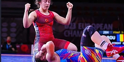 Kahramanmaraş'lı Kadın Milli Güreşçi Avrupa 3.si oldu