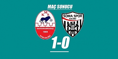 Kahramanmaraşspor 1-0 Somaspor özet