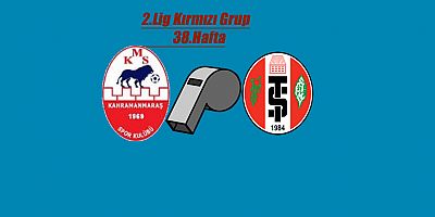 Kahramanmaraşspor, Turgutluspor maçının hakemleri açıklandı