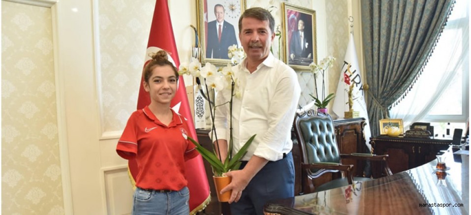 Başkan Osman Okumuş, Sevilay Öztürk’ü misafir etti