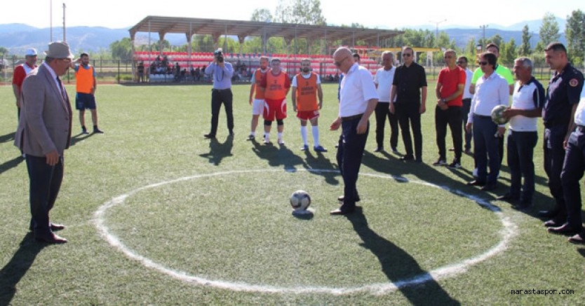 Kahramanmaraş'ın Göksun ilçesinde Futbol Turnuvası Başladı