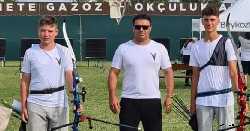 Kahramanmaraş'lı okçular ve antrenör Milli Takım kampına katılmaya hak kazandı