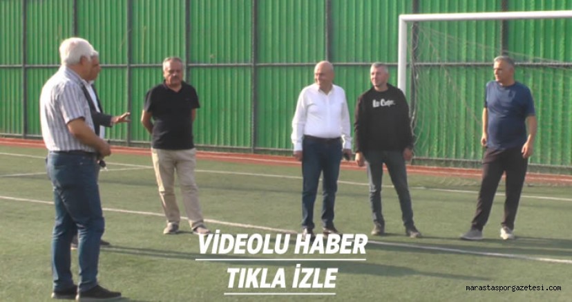 Ligler İçin Hazırlık: Başkan Karaoğlan ve yönetimi, Türkoğlu İlçe Stadı'nda İncelemelerde bulundu