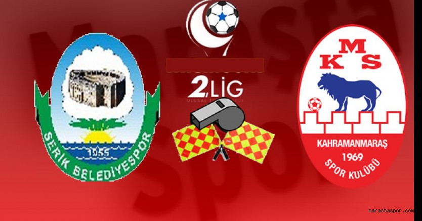 Serik Belediyespor, Kahramanmaraşspor maçının hakemleri açıklandı