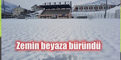 1. Amatör Lig'de 7.haftanın maçına kar engeli