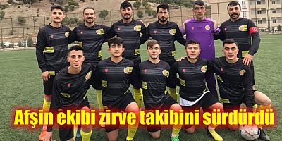Afşin Belediyespor, Mağralı Fidanspor'u mağlup etti