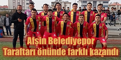 Afşin Belediyspor 7-1 Kahramanşehirspor