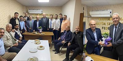 Ali Aytemiz ve Yönetim Kurulu Üyelerinden Başkan Karaoğlan'a Çiçekli Tebrik Ziyareti