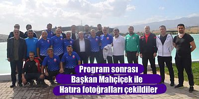 Başkan Mahçiçek, Kahramanmaraşspor Masterler takımı ile EXPO 2023'te bir araya geldi