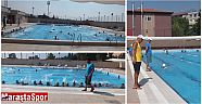 Batıpark Yüzme Havuzu 500 Kişiye Hizmet Veriyor