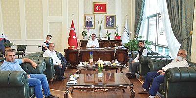 Bertizspor, Osman Okumuş'u ziyaret etti