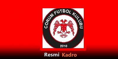Çorum FK Resmi Kadro