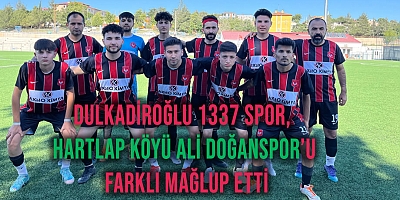 Dulkadiroğlu 1337 Spor, Hartlap Köyü Ali Doğanspor'u Farklı Mağlup Etti