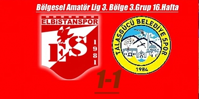 Elbistanspor 1-1 Talasgücü Belediyespor Özet