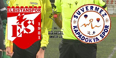 Elbistanspor'un, Suvermez Kapadokyaspor ile oynayacağı maçın hakemleri açıklandı