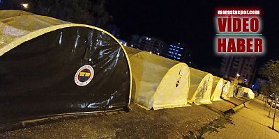 Fenerbahçe Spor Kulübü, Kahramanmaraş'ta Esnaflara çadır kurdu