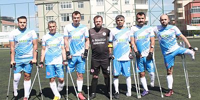 Kahramanmaraş Ampute Takımı'nın Sancaktepe Belediyespor karşısında attığı beş gol