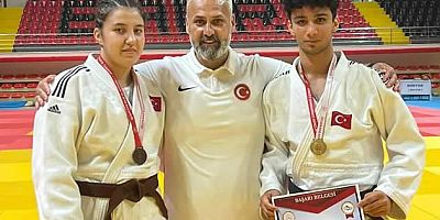 Kahramanmaraş'lı judocular, okul sporlarında derece elde etti