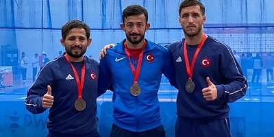 Kahramanmaraşlı Milli güreşçiler 1 gümüş 2 bronz madalya kazandılar