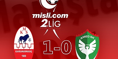 Kahramanmaraşspor 1-0 Amedspor özet