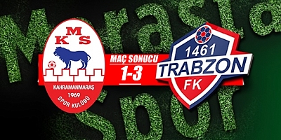 Kahramanmaraşspor 1-3 1461 Trabzon FK özet