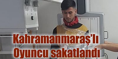 Kahramanmaraşspor'da genç oyuncu Melih Deşir sahalardan 1 ay uzak kalacak