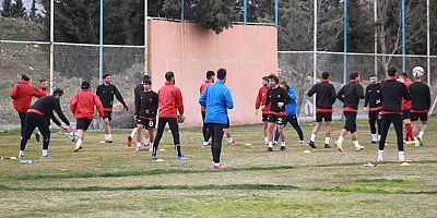 Kahramanmaraşspor'da maçın hazırlıkları başladı. 