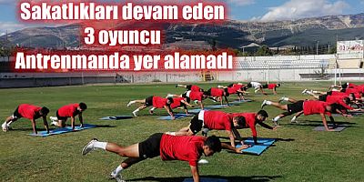 Kahramanmaraşspor, Somaspor ile oynayacağı maçın hazırlıklarına başladı