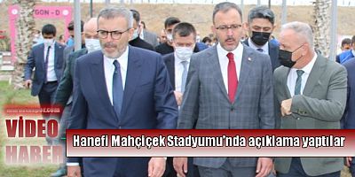 Kasapoğlu ve Ünal Kaharamanmaraş'ta stadyum açıklaması yaptı