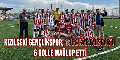 Kızılseki Gençlikspor, 1962 Kartalspor'u 6 Golle Mağlup Etti