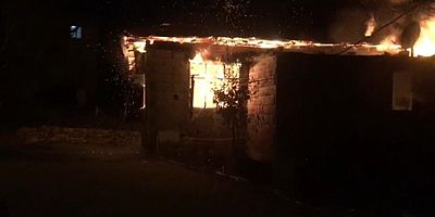 Kızılseki Gençlikspor'un yöneticisinin evinde yangın çıktı