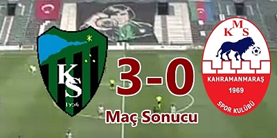 Kocaelispor 0-0 Kahramanmaraşspor maçı canlı izle