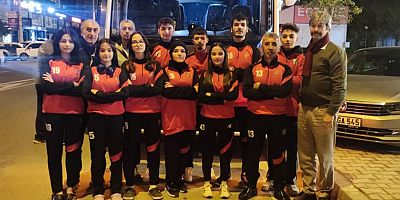 Maraş İstiklaspor, Taekwondo Şampiyonası İçin Konya'ya gitmek üzere yola çıktı