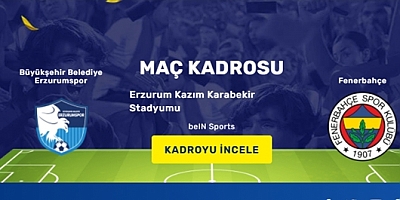 Fenerbahçe - Erzurumspor beIN Sports 1 şifresiz canlı izle