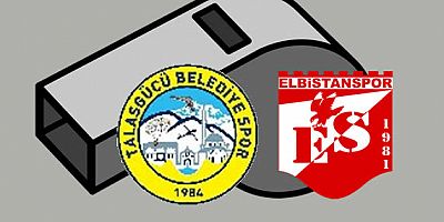 Talasgücü Belediyespor, Elbistanspor maçının hakemleri açıklandı