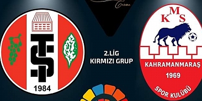 Turgutluspor, Kahramanmaraşspor maçı tv'den canlı olarak yayınlayacak.