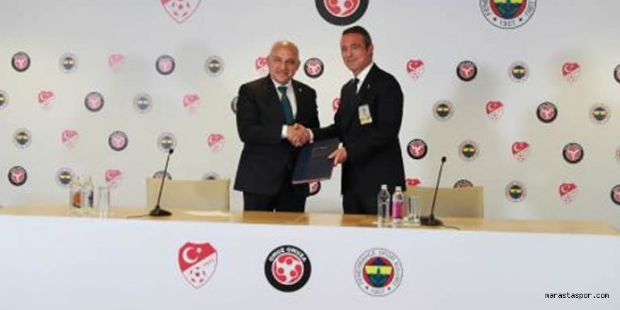 TFF ile Fenerbahçe Arasında Kahramanmaraş'lı Depremzeler için Bağış Protokolü İmzalandı