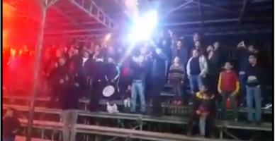 Dumlupınarspor Taraftarından şov