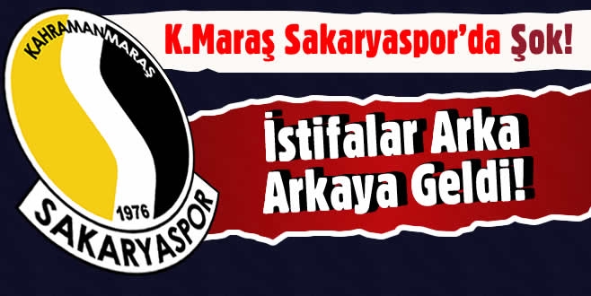 Sakaryaspor’da Şok