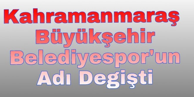 Takımın Adı Değişti
