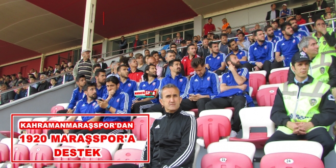 KAHRAMANMARAŞSPOR’DAN 1920 MARAŞSPOR’A DESTEK