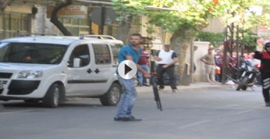 Pompalı tüfekle mahalleliliyi korkuttu