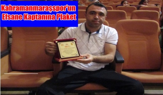 Cengiz Kantemur’a Plaket