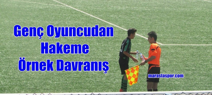 Genç Oyuncudan Hakeme Örnek Davranış