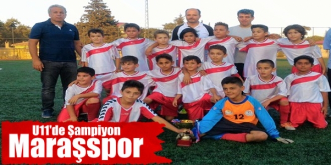 Kahramanmaraş’ın En Minik Ligi Şampiyonu Maraşspor