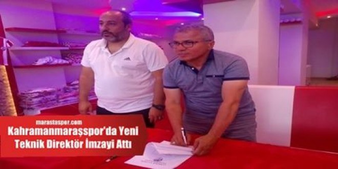 Kahramanmaraşspor’da yeni teknik adam belli oldu.