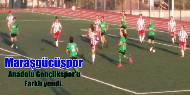 Maraşgücüspor Anadolu Gençlikspor’u Farklı yendi.