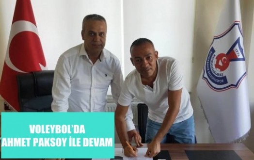 VOLEYBOL’DA AHMET PAKSOY İLE DEVAM